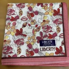 LIBERTY リバティ ハンカチ 花柄 ピンクのサムネイル