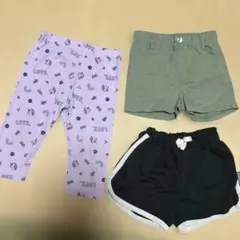 110センチ　女の子　ハーフパンツ　ショートパンツ まとめ売り　ボトムス