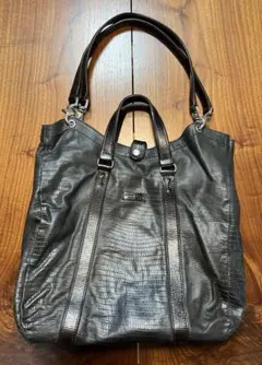 希少❗️Daniel&Bob ダニエル＆ボブ 大容量トートバッグ レザー検LEONのサムネイル