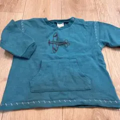 petit main 飛行機　長袖カットソー