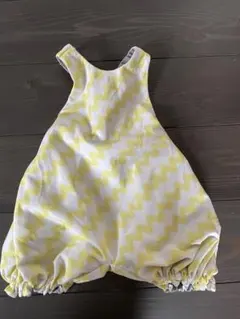 【マールマール】お食事エプロン　グレーandイエロー