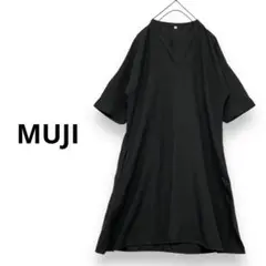MUJI リネンチュニック　リネンスキッパーチュニック　リネンワンピース