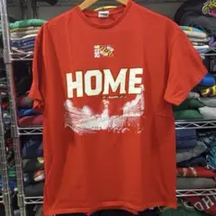 USA古着 スポーツ フットボール プリント Tシャツ