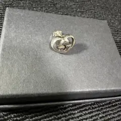 テ*キ様 グッチ インターロッキング ハート ピアス シルバーのサムネイル