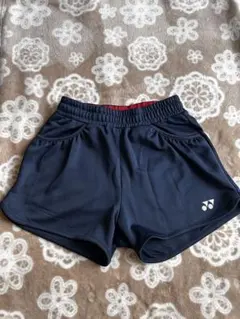 YONEX ポケット付きショートパンツ JP S ネイビー