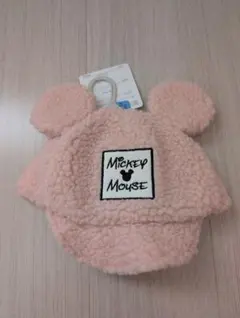 Disney ミッキーマウス ベビー帽子 ピンク 50〜52cm