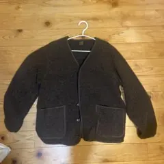 A Vontade ウールパイル カーディガン ブラウン Sのサムネイル
