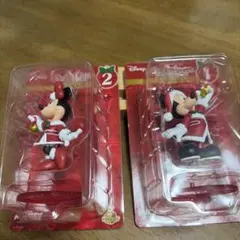 ミッキーミニー　クリスマスオーナメント 2025 2個セット【箱付き】