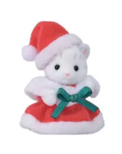 新品　シルバニア　赤ちゃんサンタのクリスマスツリーハウス　ユキヒョウの赤ちゃん