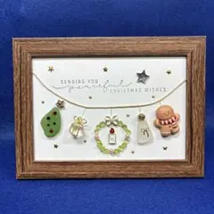 シーグラスアート　クリスマス　ガーランド