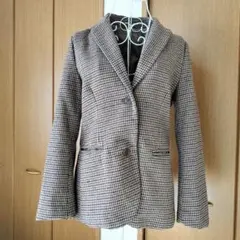 ❤︎ラウアーLAUIR Mサイズ レトロ 千鳥格子テーラードジャケット