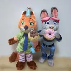 最終値下げ】ズートピア2 ジュディ ニック ゲイリー ぬいぐるみ - メルカリ