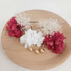 卒業式　和装髪飾り　お花髪飾り　袴ヘア　ヘッドパーツ　ヘッドドレス