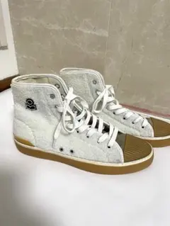 ISABEL MARANT FAKE FUR LOGO スニーカー ホワイト