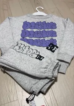 DC キッズ 裏起毛 トレーナー スウェットパンツ セトア 100cm