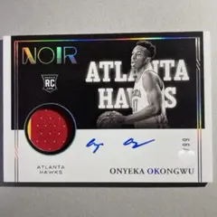 99シリ NOIR オニエカ・オコング　ルーキー2色パッチ　活躍中　オンカード