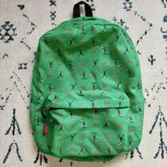 ポパイ 恋人 オリーブ リュックサック 大容量 レトロ 通学 グリーン