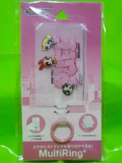 パワーパフガールズ マルチリング プラス スマホ 保持サポート ストラップ