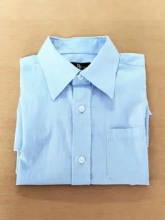 男の子　水色フォーマルシャツ 130cm