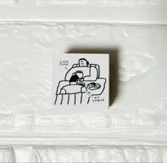 新品未使用　CAFETIME はんこ　スタンプ　イワハンコ　iwahanko