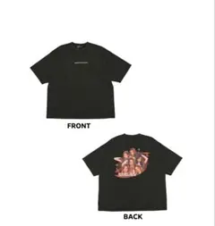 BABYMONSTER プリントTシャツ ブラックのサムネイル
