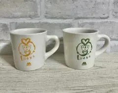 モスバーガー　マグカップ　 2点セット　レトロ
