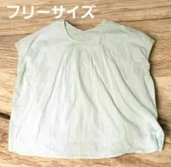 最終値下げ　ホワイト ディスクチャー半袖トップス シンプル　ゆったり涼しい　F