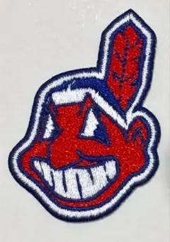 【新品・未使用】CLEVELAND INDIANS ワッペン インディアンス 紺のサムネイル