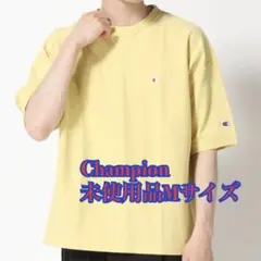 【未使用品】チャンピオン別注 カットソー Mサイズ Tシャツ イエロー