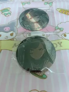 プロセカ グリッター缶バッジ 28B こはね 杏 グリ缶