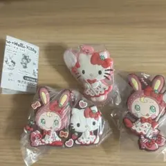 ハローキティ×メゾピアノ カプセルラバー マスコット　ガチャガチャ