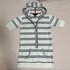 Ralph Lauren ストライプ フード付き150