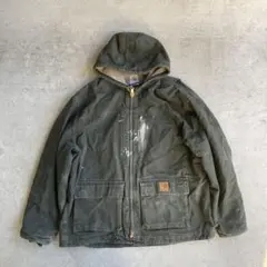 カーハート　ダックパーカー　カニエ着　mos ペンキ散り　アクティブジャケット