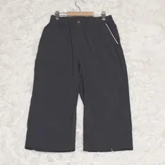 ルコックスポルティフ クロップドパンツ 7分丈 黒 ストレッチ 軽量 Z9557