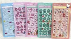 サンリオシール　立体シール　ハンギョドン　キティ