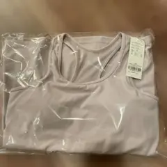 薄ピンク　タンクトップ ヨガウェア