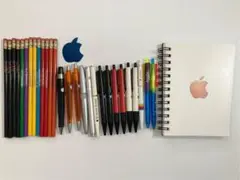 Apple アップル　ノベルティ　ペン　鉛筆　消しゴム　ノート　まとめ　企業物のサムネイル