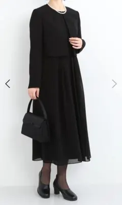 ブラックフォーマル　ワンピース　スーツ