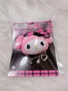 マイメロディ チャーム付きヘアクリップ