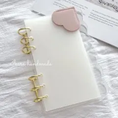 A6アクリルバインダーもこもこ セービングチャレンジ　家計簿 リフィル　韓国