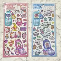 【国内正規品】平成はっぴーフォンシール サンリオ 2枚セット