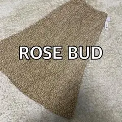 タグ付未使用品★ ROSE BUD総柄ロングスカート