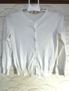 美品✨ワールド　白色カーディガンのサムネイル