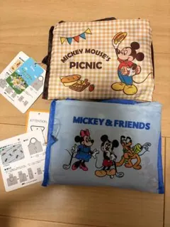 ミッキーマウス　エコバッグ　ディズニー　しまむら