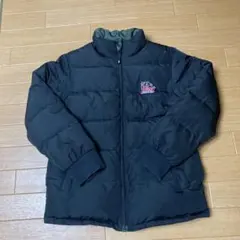 Wask ワスク黒 ダウンジャケットコート 160 防寒 軽量 ベベ