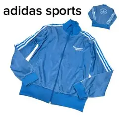adidas sports トラックジャケット　トレフォイル ブルーロゴ　 Mのサムネイル