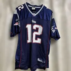 NFL Reebok製ニューイングランド・ペイトリオッツ ゲームシャツ B系