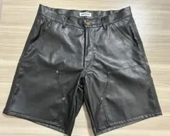 美品】MAD EFFECT レザー ショートパンツ 32 - メルカリ
