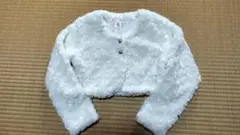 マザウェイズ　ボレロ　ホワイト カーディガン140㎝