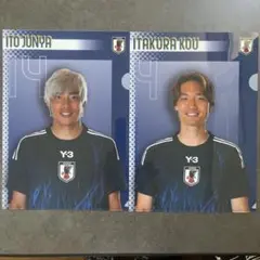 サッカー日本代表 クリアファイルセット 伊東純也 鎌田大地 - メルカリ